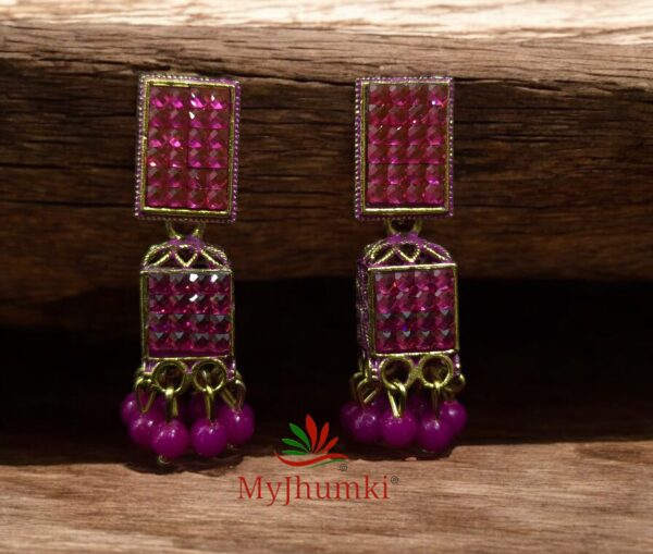 Oxidised Jhumka Earring For Women